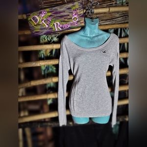 Hollister deep cut women's sweater